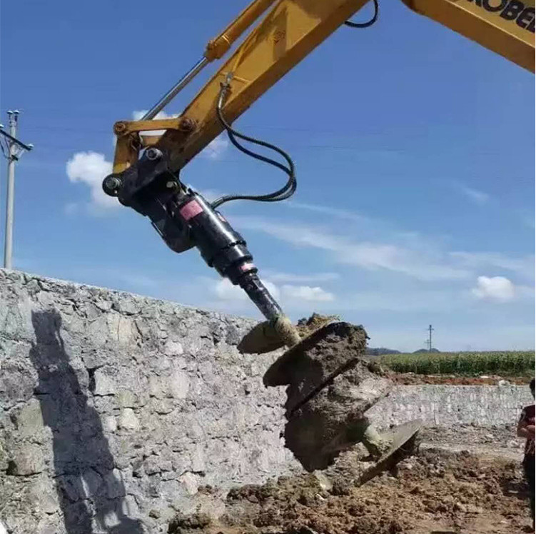 8000Nm Excavator Earth Drill 80-240 Bar Earth Digger Machine