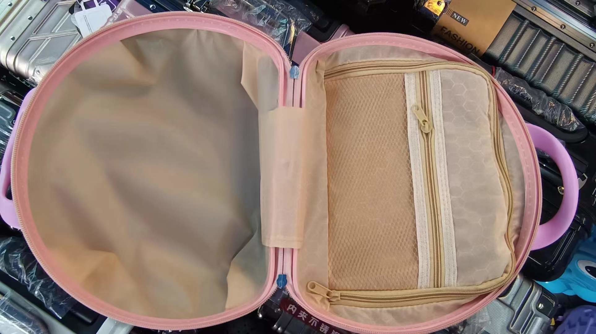 New Design OEM Shell Shape Lightweight Portable Kids Suitcase For Travel