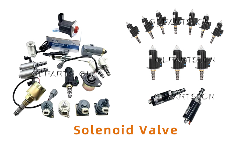 Hydraulic Solenoid Valve Excavator Electrical Parts 1211491 For Catepillar E320B E320C