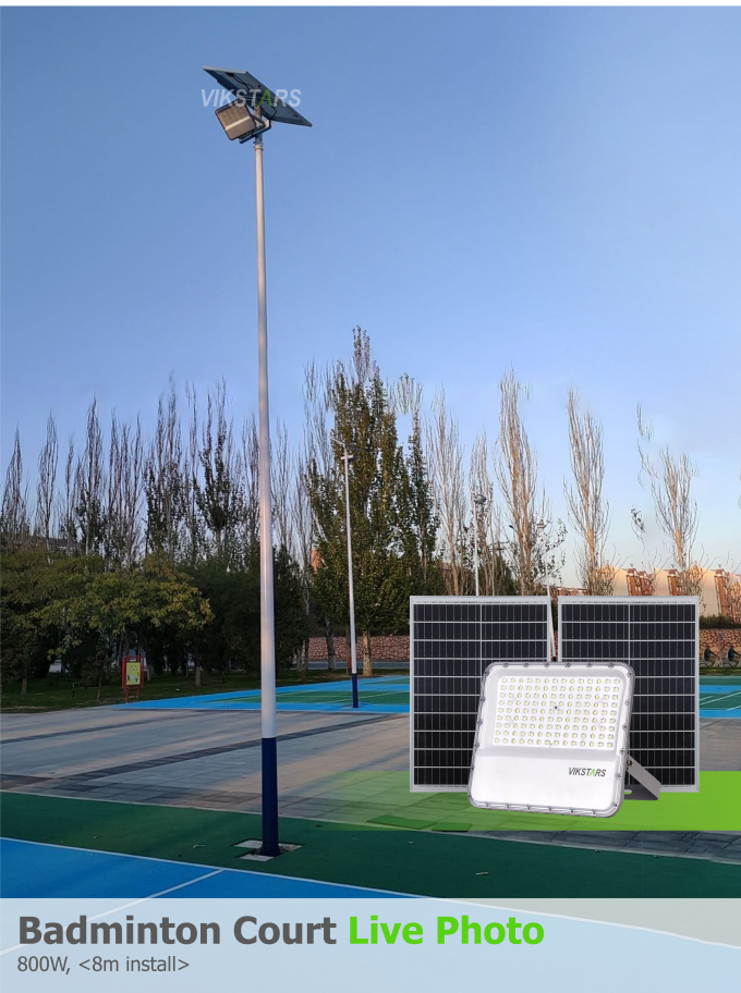 600W 800W 1000W Solar Stadium Lights For Football Baseball Basketball Field Lighting 9