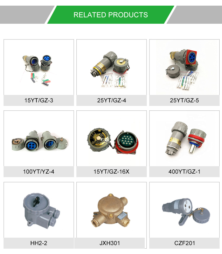 BJ-400AYT Dust-proof High-current Non-sparking Single-core Explosion-proof Flug