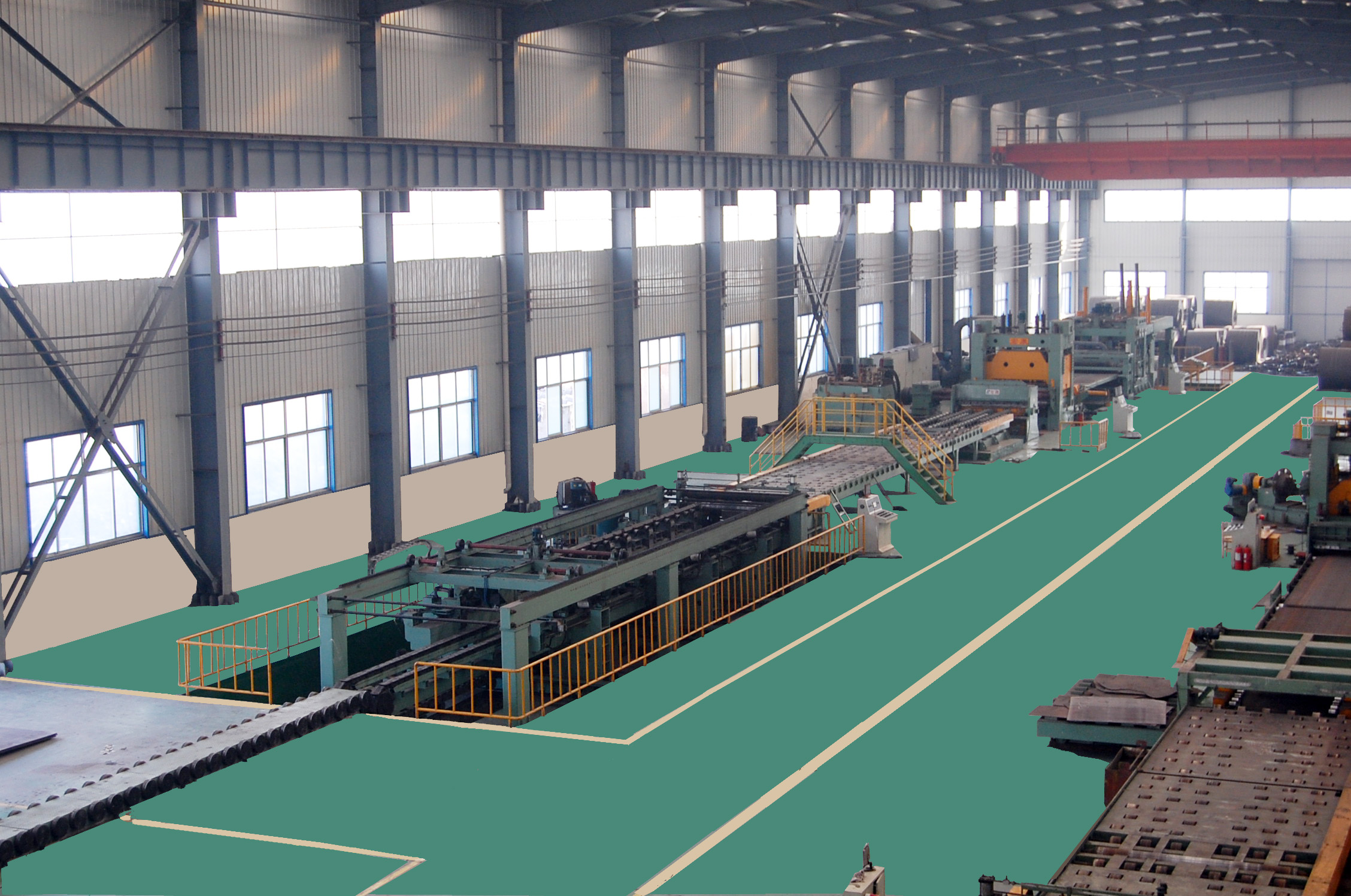 Mobile Shear Production Line for High Productivity and Shearable Plate Thickness 4-25mm