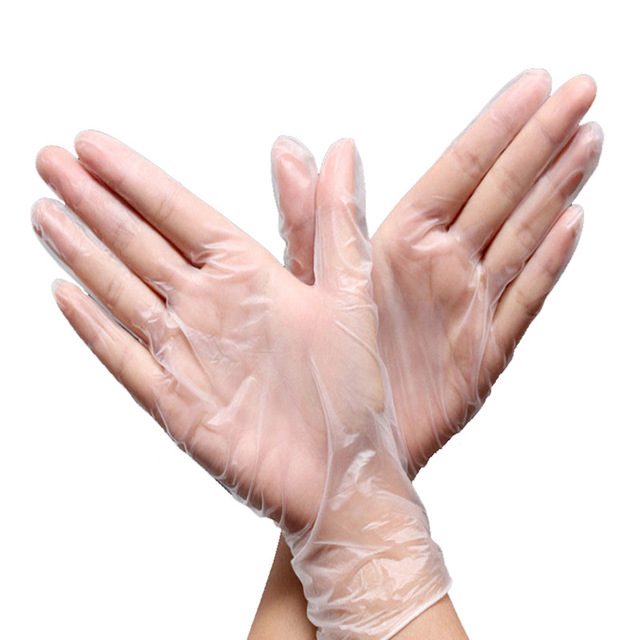 Clean Room Powder Free Vinyl 12'' Disposable PVC Gloves