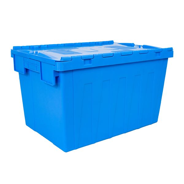 Heavy Duty Logistic Nestable Stackable Plastic Storage Moving Boxes with Folding Style