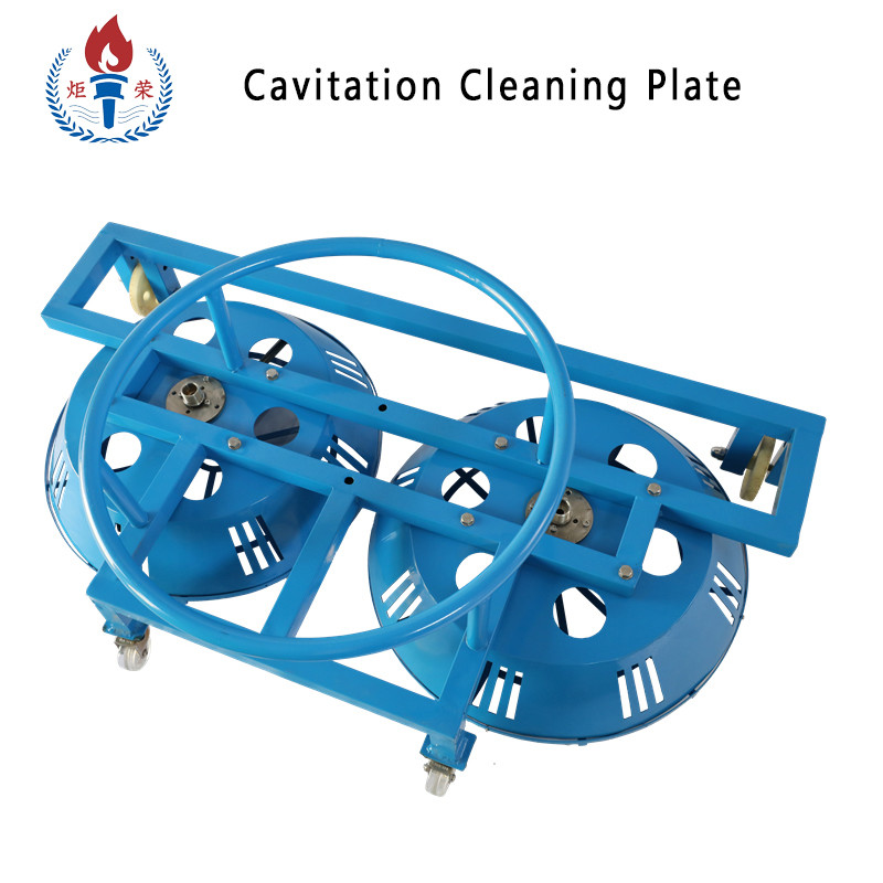 Cavitation Plate Underwater Cleaning Machine 1-2 Max Flow 41-132L/Min Clean Scope 80-110cm