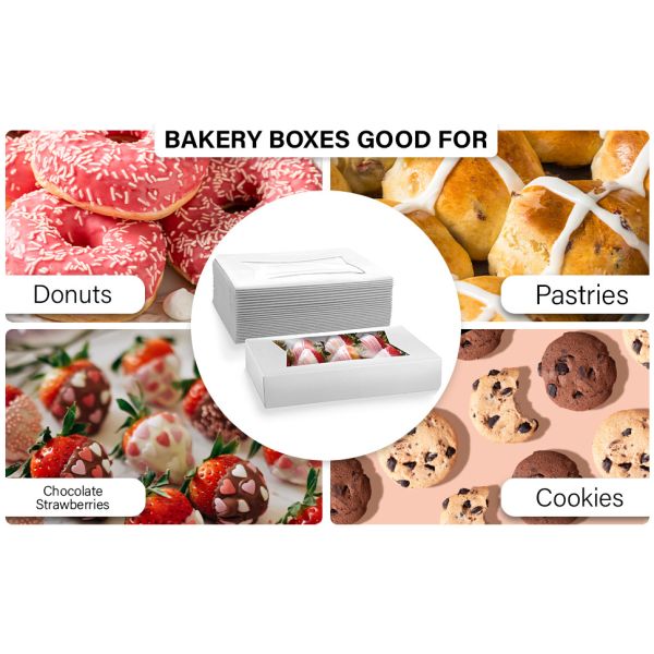 12x8x2.25inch Custom Kraft Cake Boxes for Environmentally Friendly Packaging