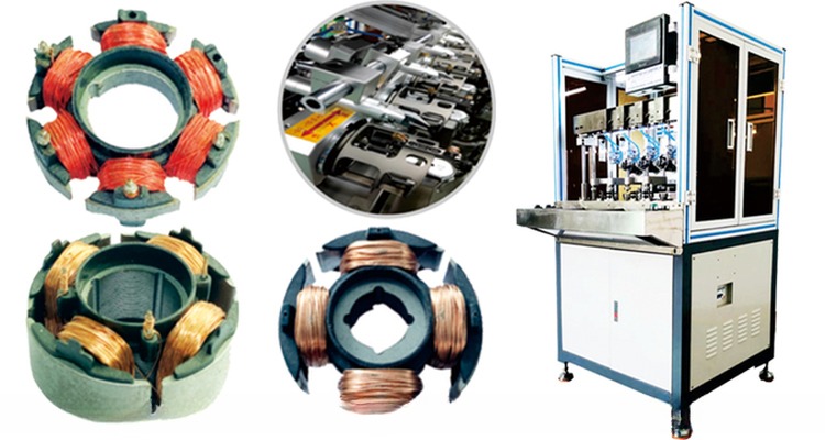 1 mm Axis Length Motor Bobbin CNC Automatic Coil Winder Machine for Manufacturing