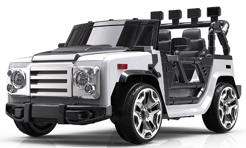 Style Ride On Toy 2022 Design Luxury 24V Electric Car with Black Two-Seater Design