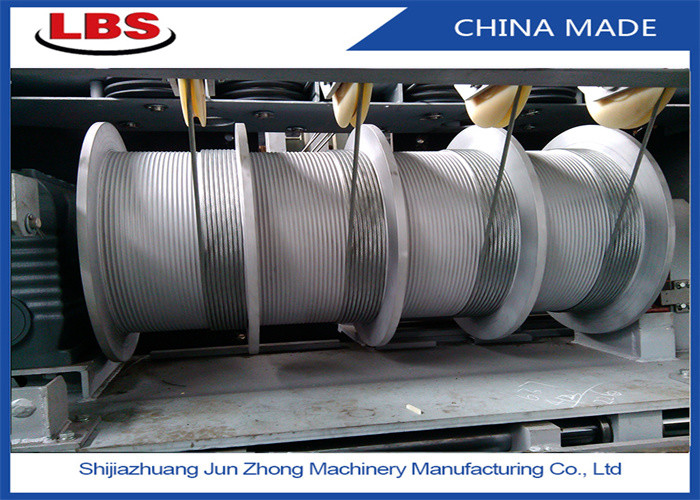 Wire Rope Hoist Cable Winch Drum 300m Capcaicty Gray For Mining