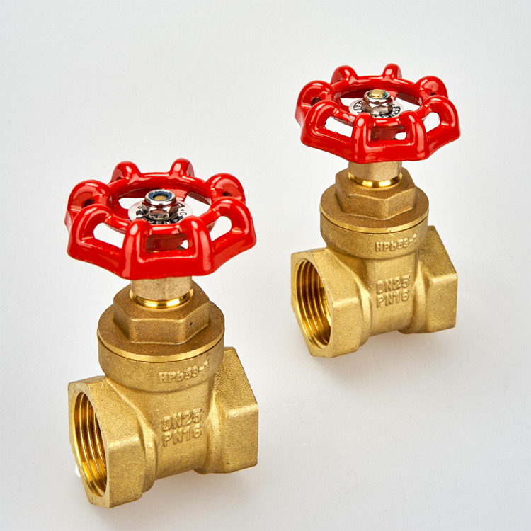 Brass Gate Valve Thread Type Valve Tap Water Switch Wire Pipe Valve