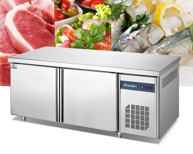 SS201/304 Under Counter Refrigerators Freezer 220V For Kitchen