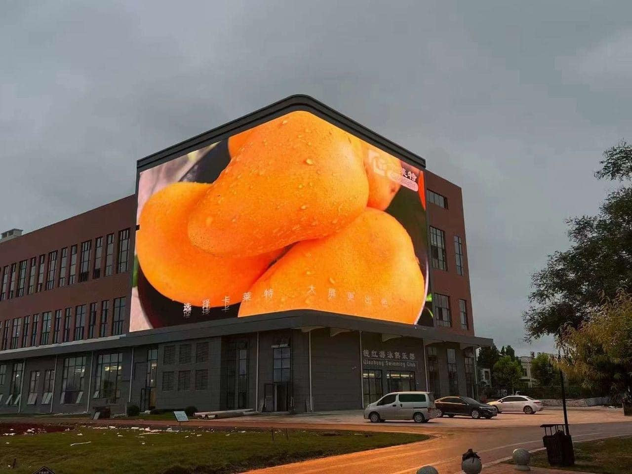 P2.5 Waterproof Full Color LED Curved Surface Display / Flexible LED Curtain Display