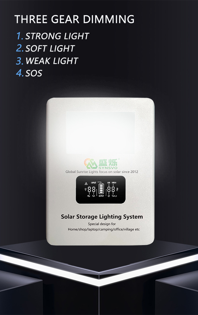 SRE-938 Solar Panel Energy System With 97% Efficiency 180W/300W Power Output Off Grid Solar Power Generator System