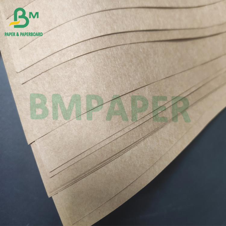 High Porosity Sack Kraft Paper 80gsm Brown Kraft Cement Bags Paper