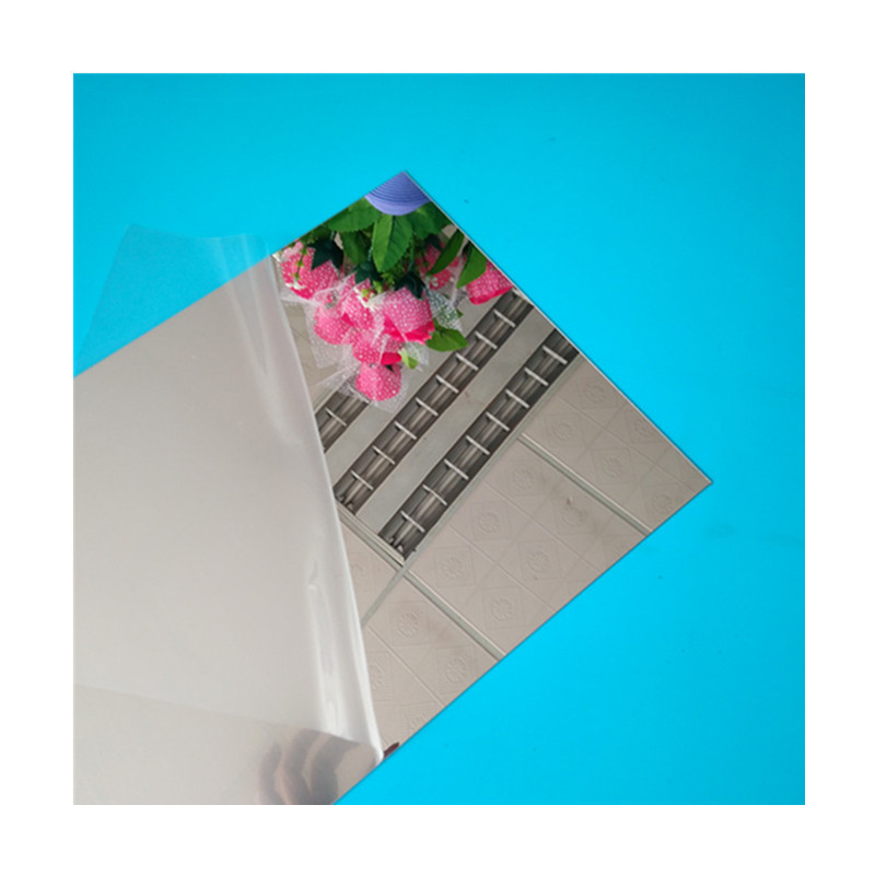 Laser Cutting 0.8mm Silver and Gold Colors Plastic 1/8 Mirror Acrylic Sheet