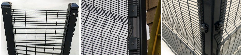 Clearvu Anti-Climb Prison Fence Panels 358 High Security Anti Climb Fences