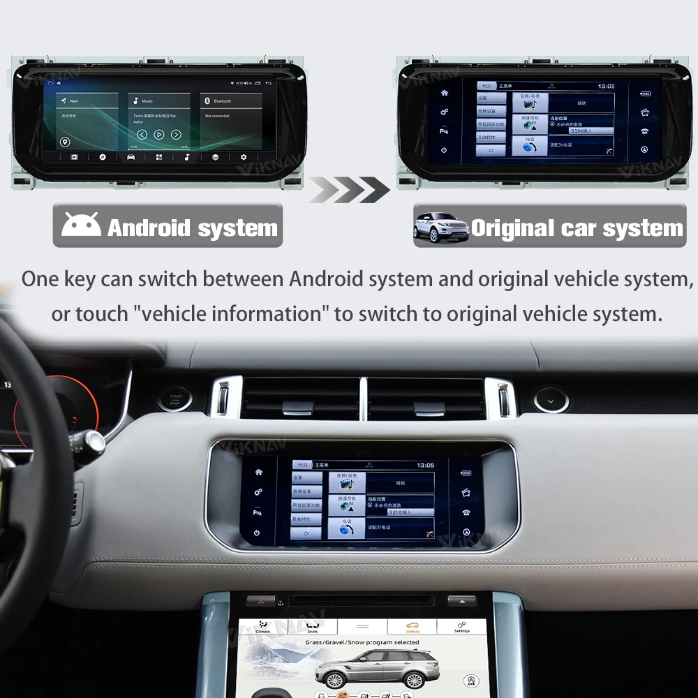 Android Auto Car Radio For Range Rover sport L494 2013-2017 Touch Screen Multimedia Player GPS Navigation Head Unit