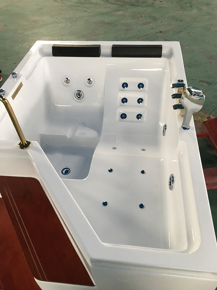Inflatable Portable Walk-In Bathtub For Adults Seniors Shower Rectangle