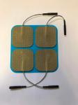 Reusable Tens Electrode Pad For Relieve Pain Body Massage Physical Therapy OEM