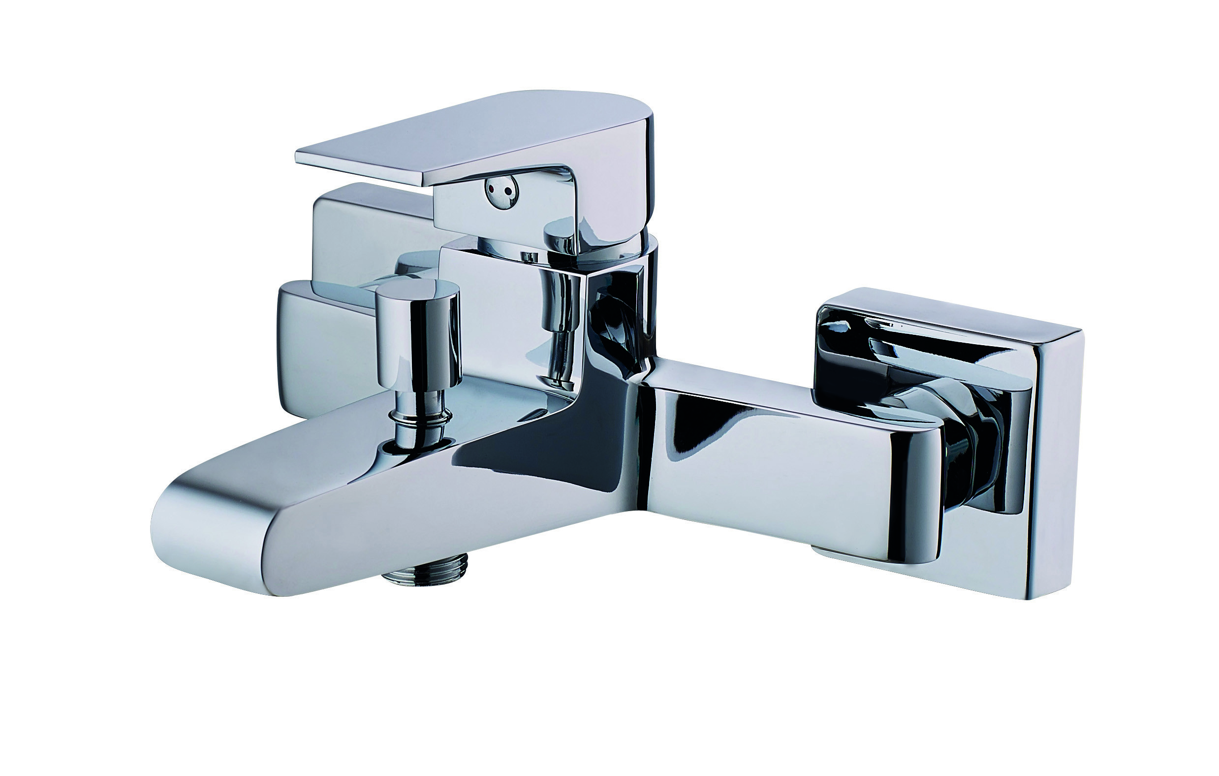 Wall Mounted In The Wall Bath Taps Zinc Handle Hot And Cold Mixer Tap