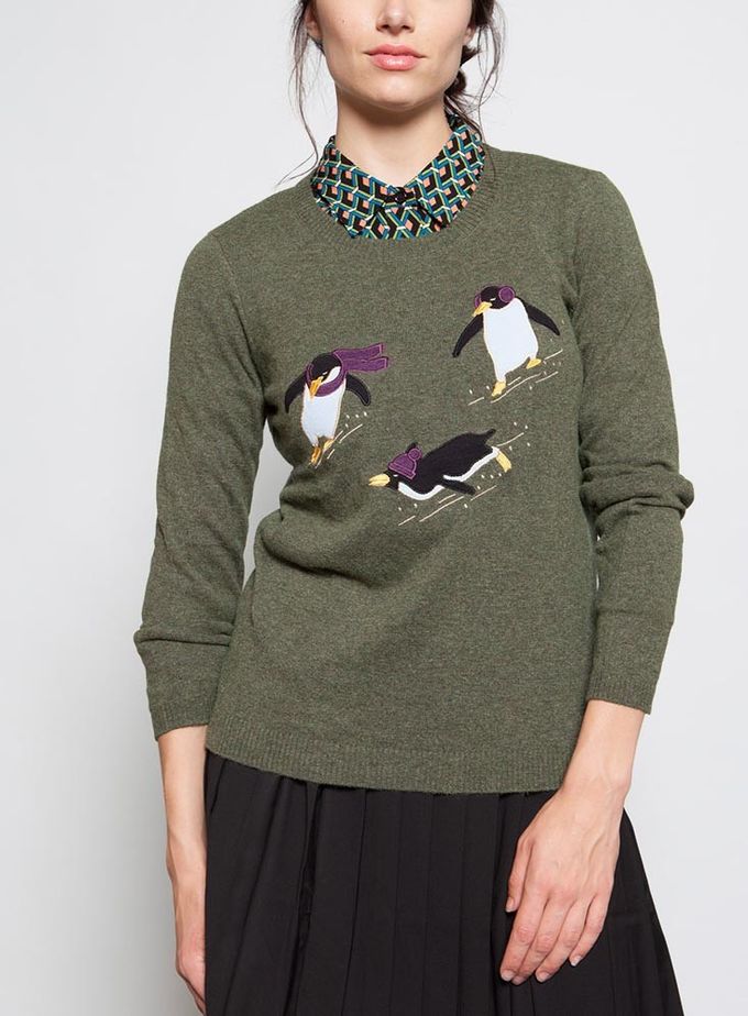 Oliver Jersey Long Pullover Sweaters , Winter Ladies Pullover Sweaters