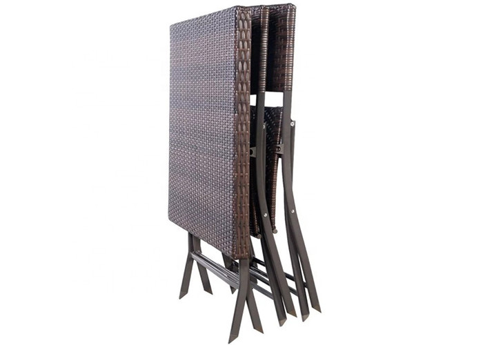 Multifunction Folding Rattan Garden Table Patio Bistro Furniture
