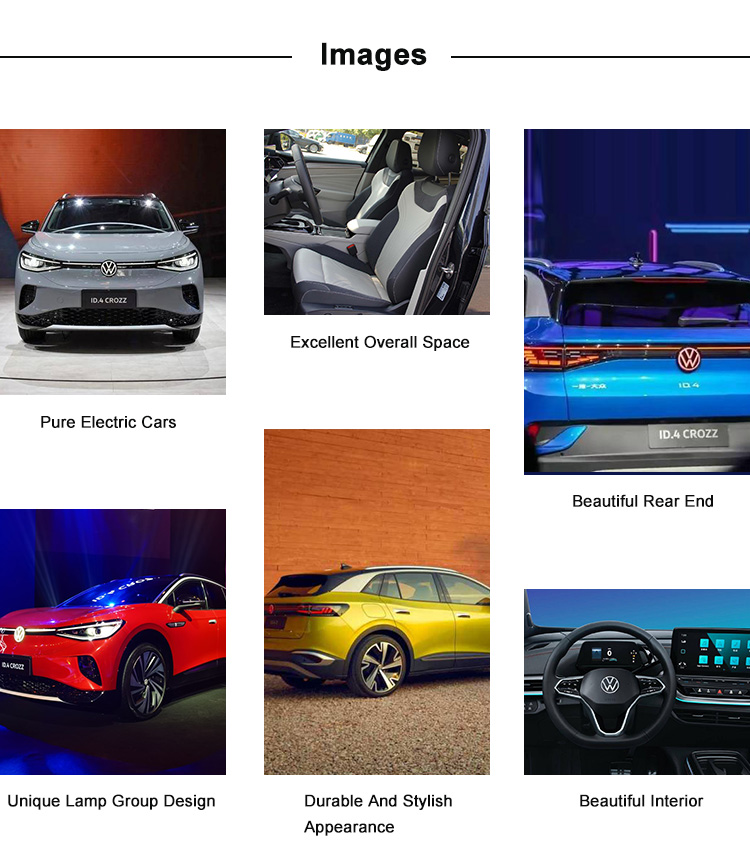 New Energy Vehicle Pure Prime EV SUV VW ID4 ID6 Crozz Electric Car For Volkswagen