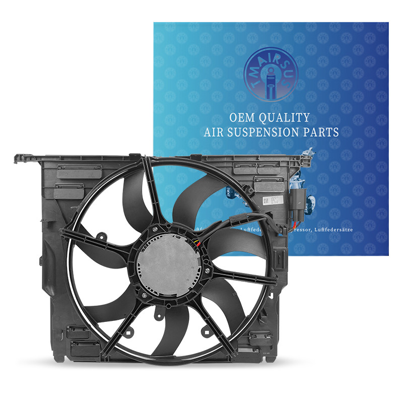 OE 17428509741 Auto Radiator Cooling Fans With Built In Fuse For F18