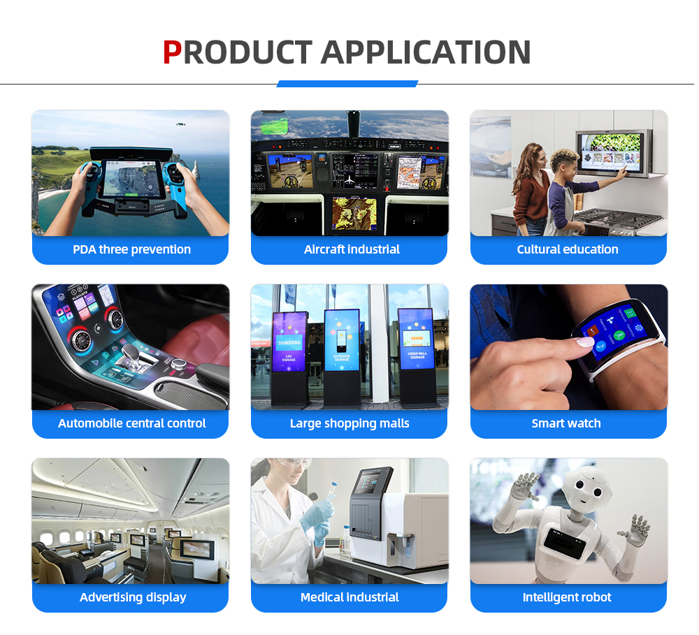 16.7M Color Bar Type LVDS TFT Display 500 Nits With LVDS Interface