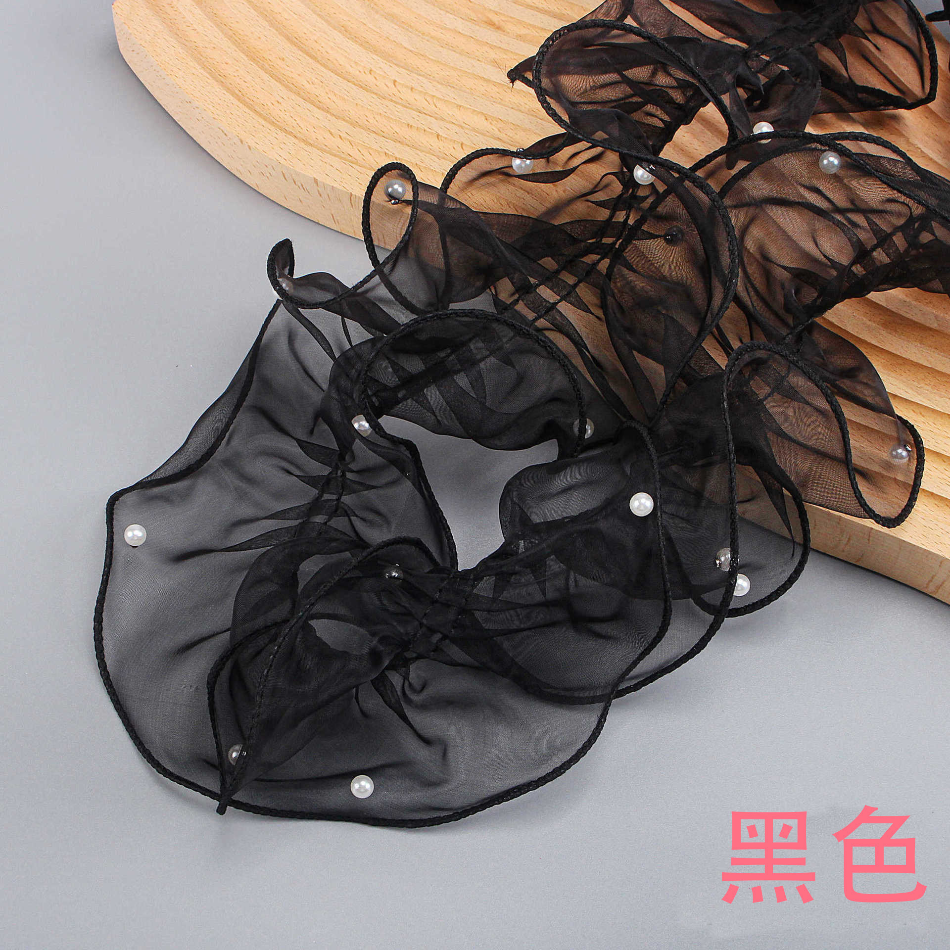 12cm*2m Wrinkled Edge Lace Ribbon For Flower Package And Gift Packing