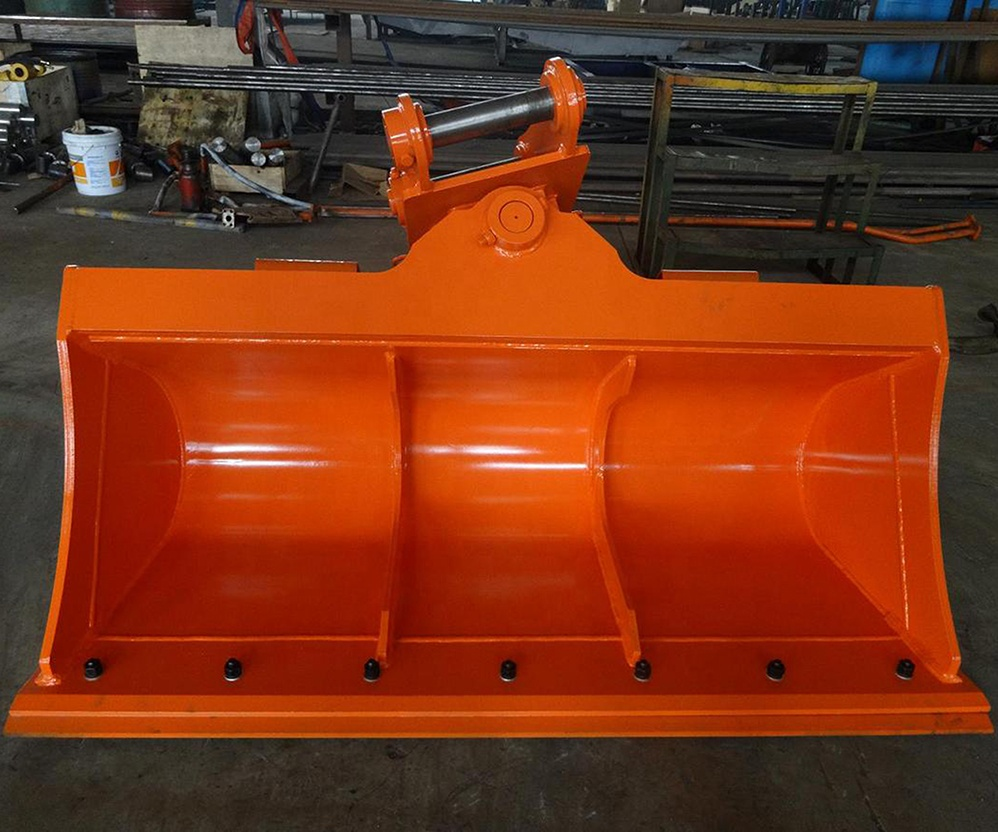 Mini Excavator Hydraulic Tilt Mud Cleaning Bucket For EX30 EX35 EX40 EX50 ZX50