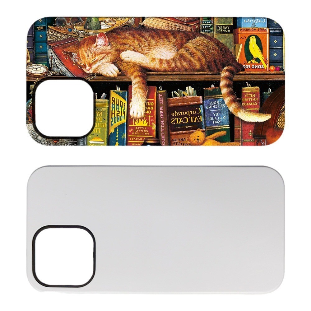 3D Sublimation Phone Cases TPU PC Coated Dual Layer Mobile Cover For IPhone 16 15 14 13 Pro Max
