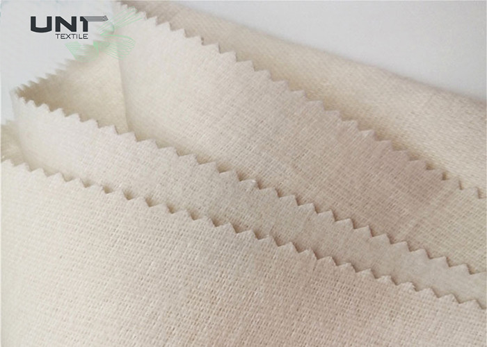 300g Double Side Brushed Necktie Interlining Polyester Wool For Silk Tie