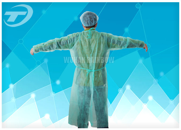 Surgical Disposable Isolation Gowns with CE ISO Protective Clothing