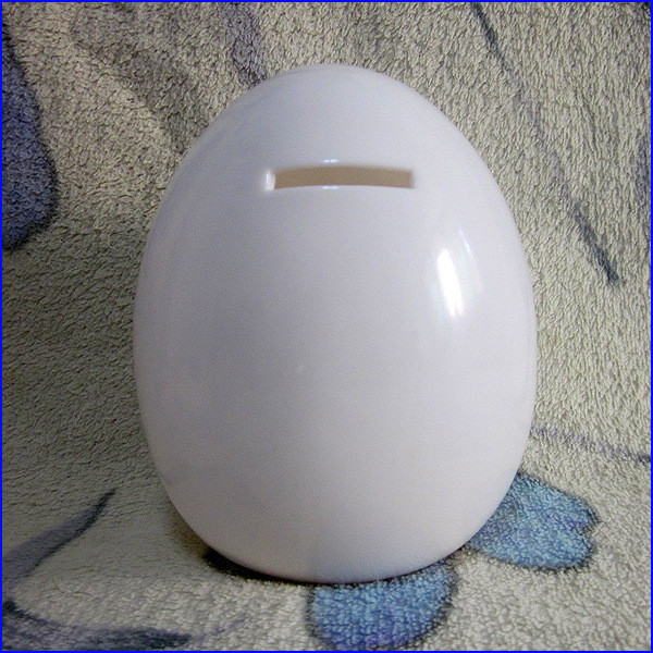 shenzhen cartoon pvc egg Money Box, egg piggy bank, egg saving boxs
