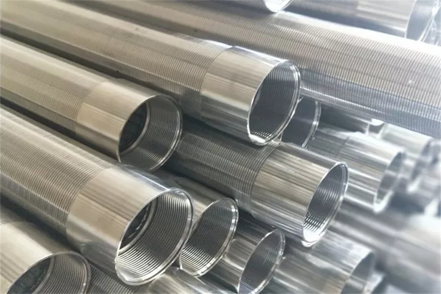 4 Inch V Wire Screen Pipe Dewatering Sand Control Stainless Steel Filter Screen