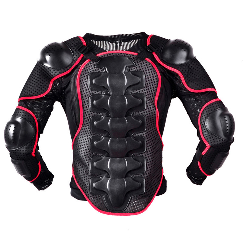 Full Body Motorcycle Armor Motocross Armor racing body protector motorcycle red black color M L XL XXL XXXL size