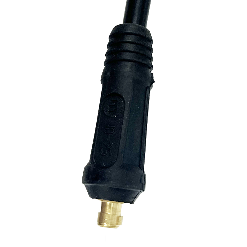 200A Current Rating Welding Cable Set with Brass Electrode Holder and 10-25 EU Connector