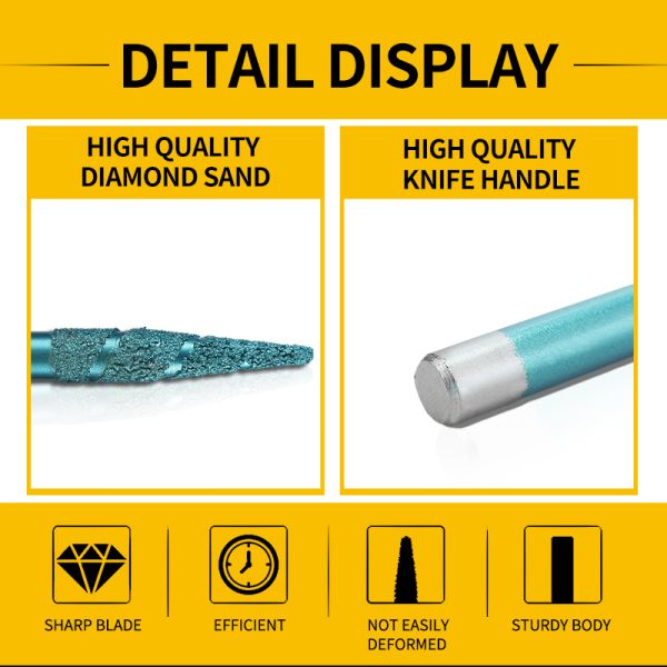 Tombstone Limestone Marble Drill Bit Single Flute Vacuum Diamond Drill Bit For Granite