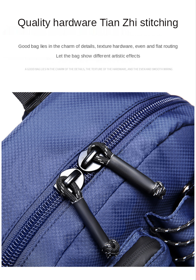Wear Resistant Waterproof Travel Fashion Backpack 0.58kg Nylon Duffle Bag