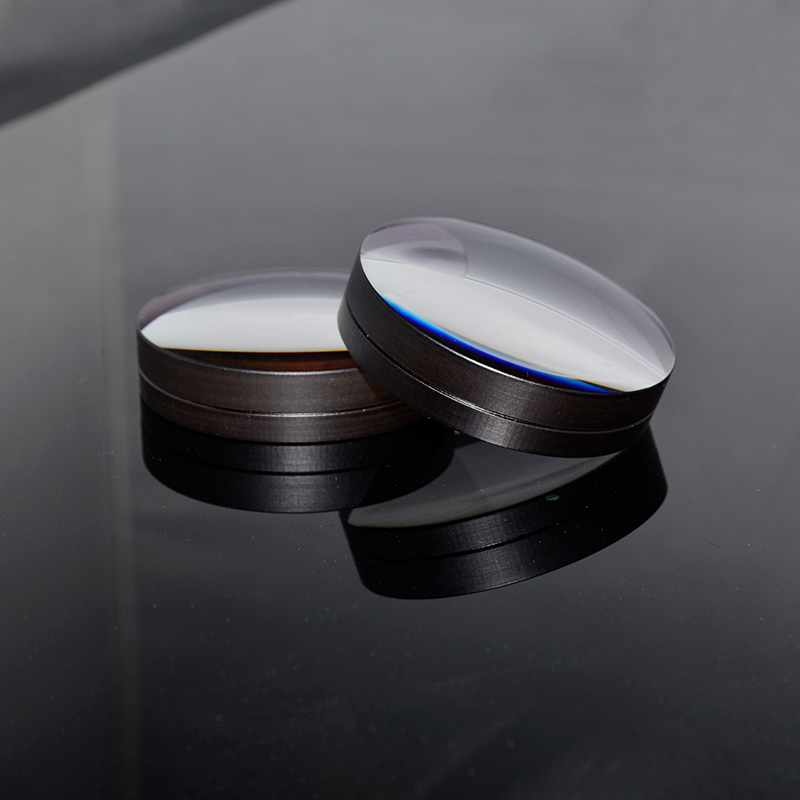 Fused Silica 10/5 To 60/40 Achromatic Convex Lens ZnSe