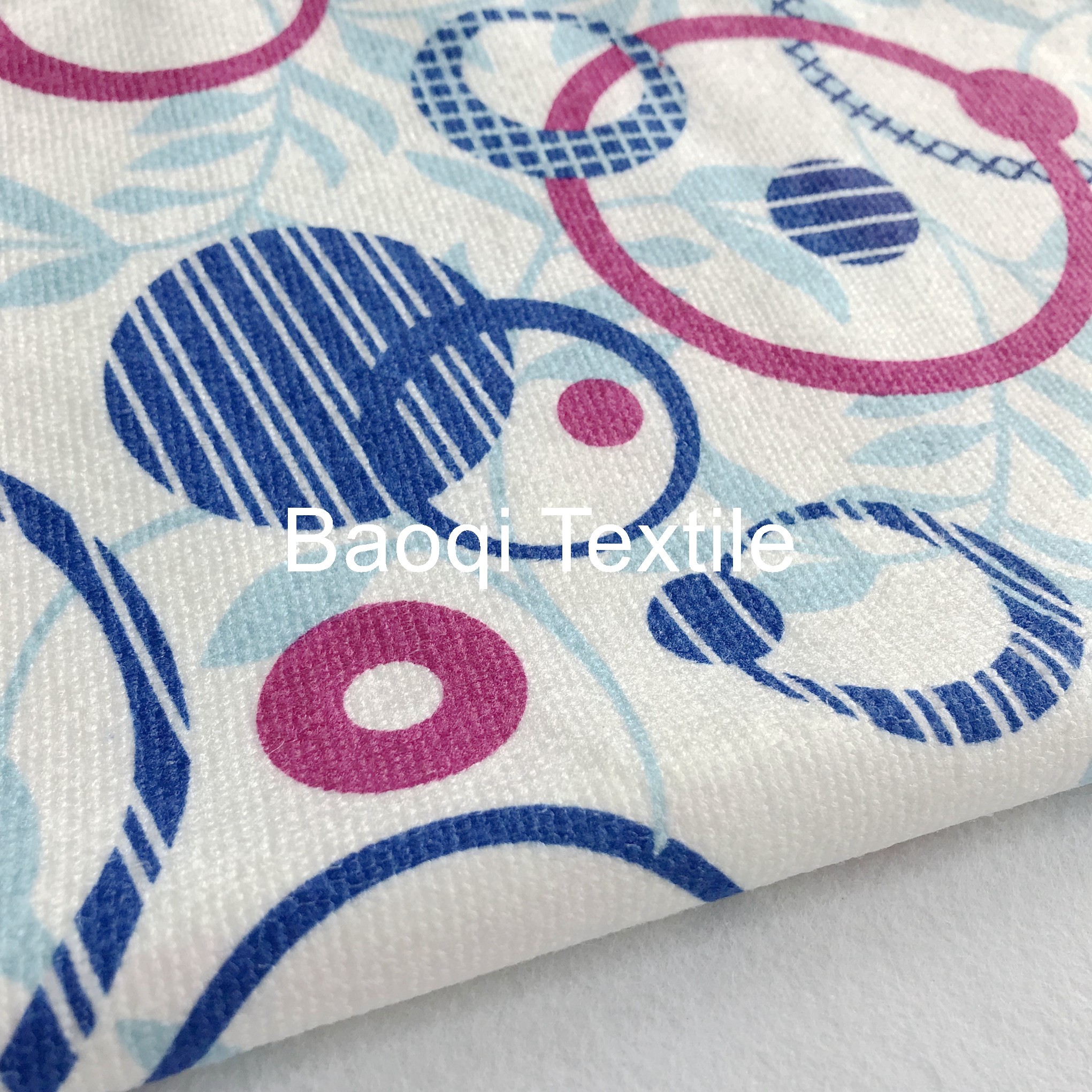 Printed color size 16”100% poly microfiber cleaning cloth， tea towels dry water kitchen dish towels with white mesh