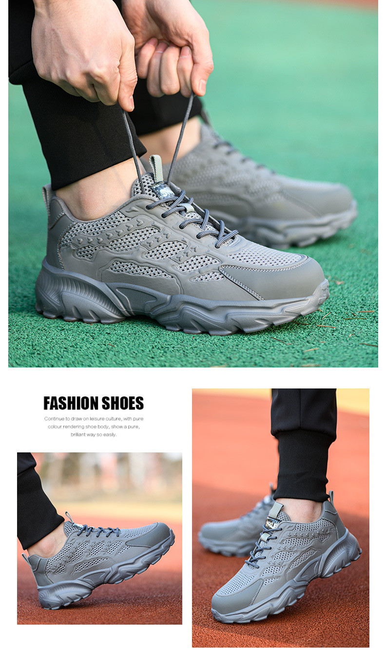 Summer Light Work Shoes EVA Sole Safety Shoes Comfortable Safety Shoes Plastic Toe Work Boots