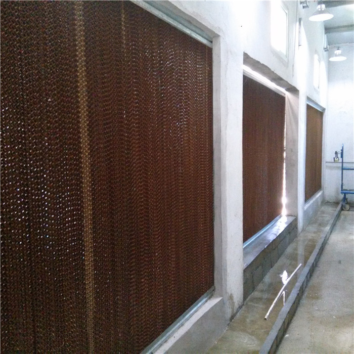 Galvanized Steel Frame Poultry Farm Climate Control System 7mm / 5mm Flute High