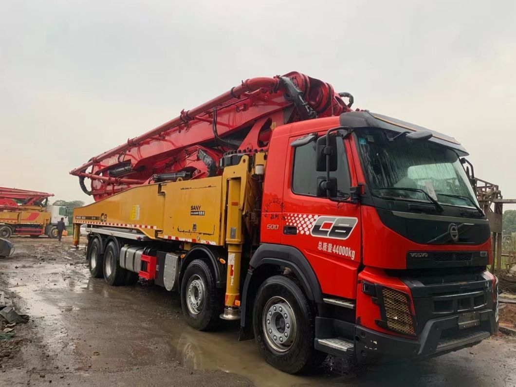 Good Original Condition Near New Pump 2020 Sy 56m Concrete Pump Construction Equipment on Volvo Chassis