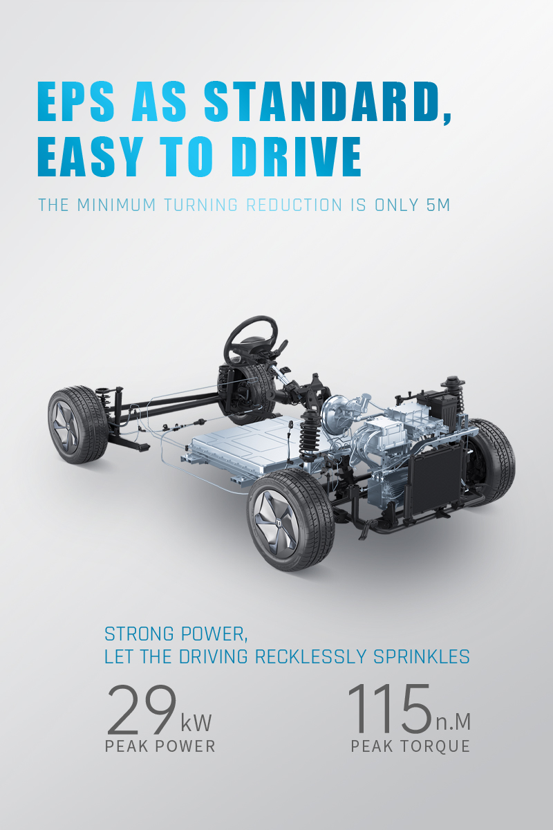 300km Long Range High Speed Blaval Mini EV Auto Electric Mini Car with Touch Screen and Maximum Torque Nm of 100-200Nm