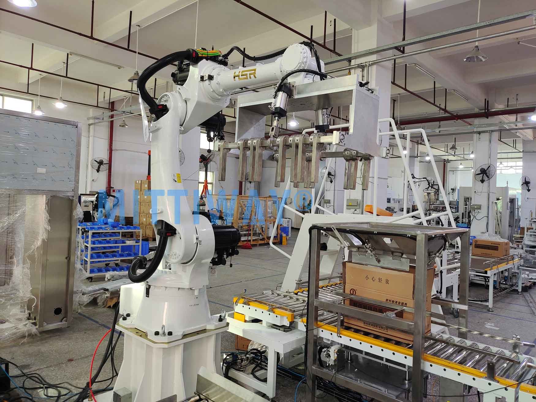 Durable Industrial Robot Palletizer Machine Powerful for Heavy Duty Needs