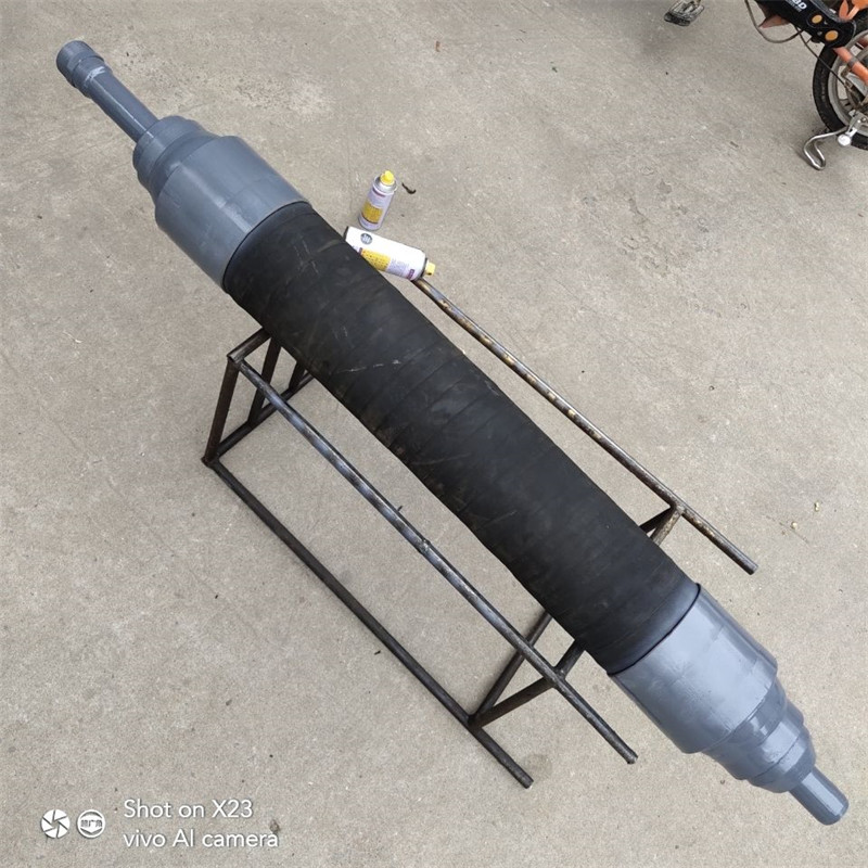 Grout injection Double inflatable packer