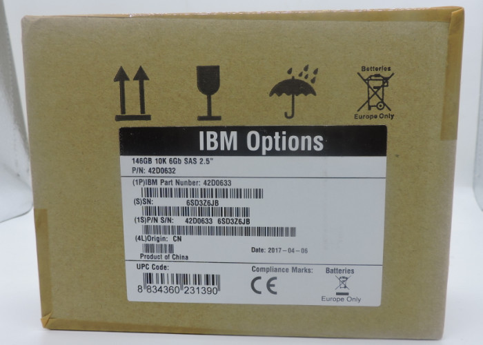 IBM Hard Disk 42D0632 42D0633 146G 10K SAS 2.5inch HUC103014CSS600