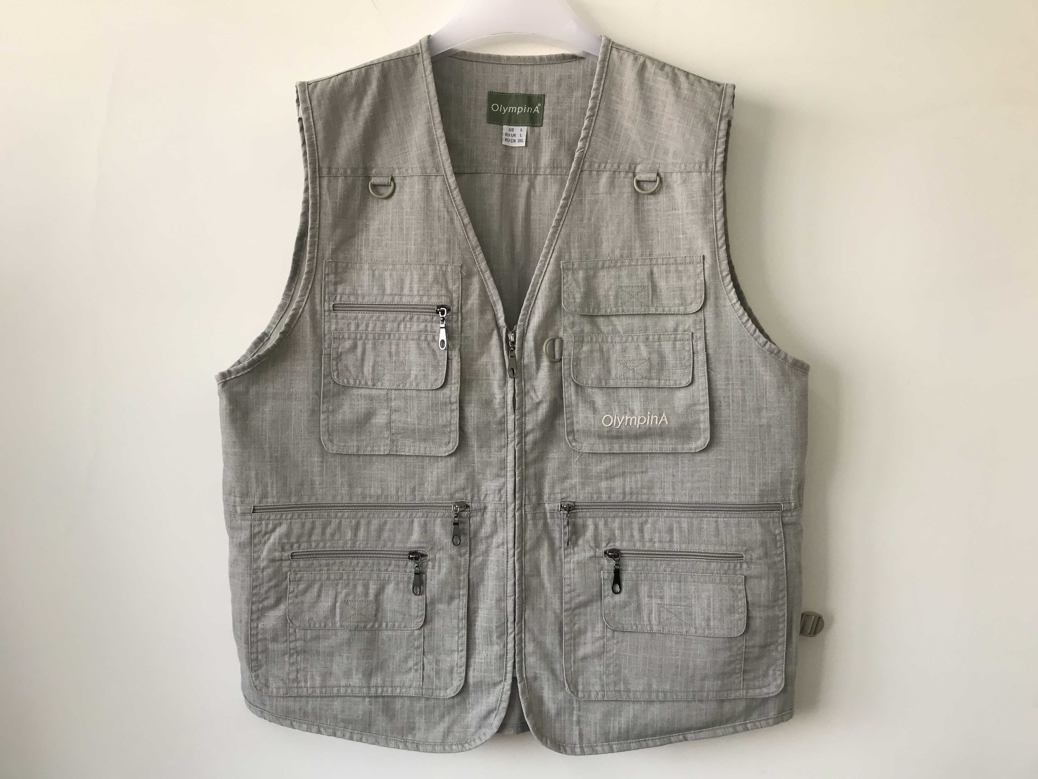 Mens classic vest，mens waist coat, vest 030Z bamboo style in T/C 80/20 fabric